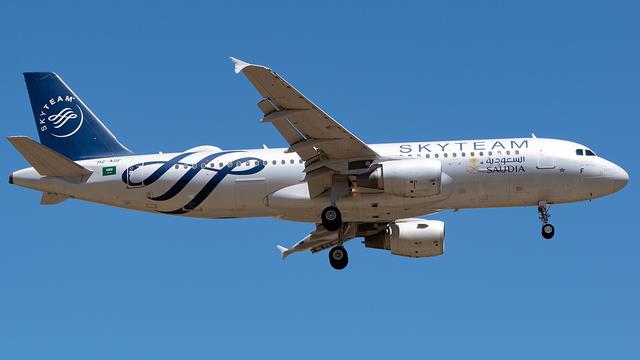 HZ-ASF:Airbus A320-200:Saudia
